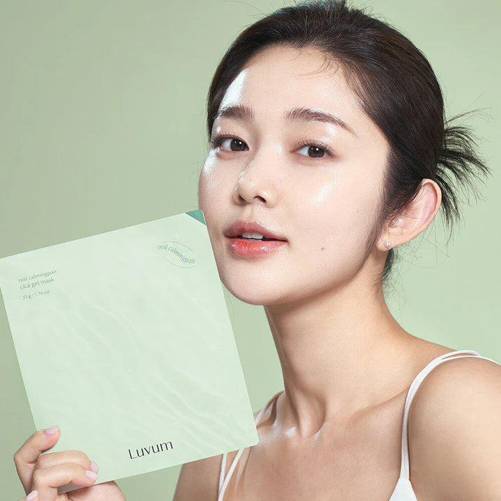 Luvum Mascarilla Calmante y reparador de Centella Pack x 5 Unidades