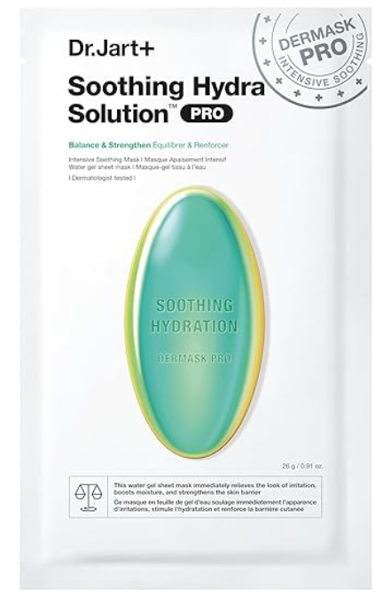 Dr.Jart+ Dermask™ Soothing Hydra Solution™ Mascarilla facial para pieles visiblemente irritadas